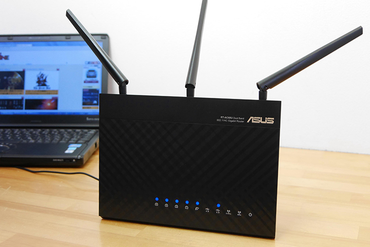 Router Wifi Mesh Asus RT-AC68U Băng Tần Kép AC1900 - Hàng Chính Hãng