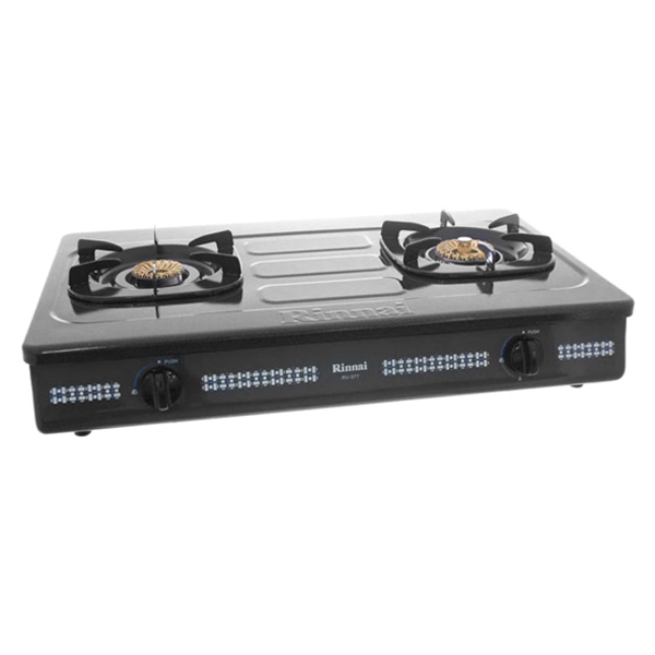Bếp Gas Dương Đôi Rinnai RV-377N – Đen- Hãng chính hãng
