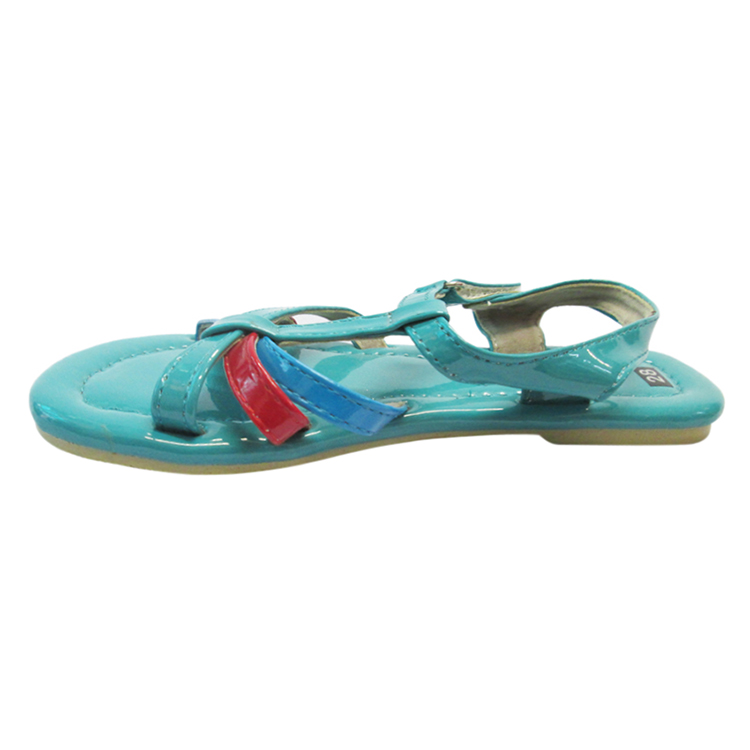 Sandals Bé Gái Quai Chéo Up&amp;Go S01-11-BLU1 - Xanh Phối Đỏ