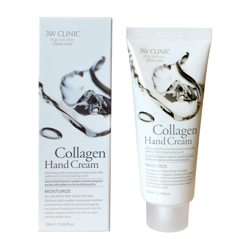 Kem Dưỡng Da Tay Tinh Chất Collagen 3W Clinic Hand Cream (100ml)