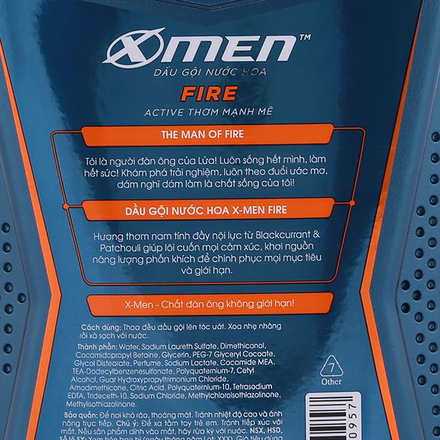 Dầu Gội Nước Hoa X-Men Fire (650g)