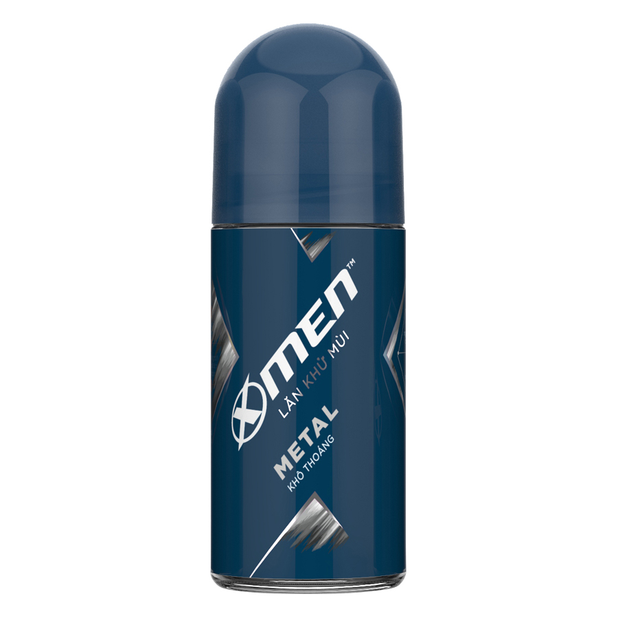 Lăn khử mùi X-Men Dry Impact Metal - Khô Thoáng 50ml