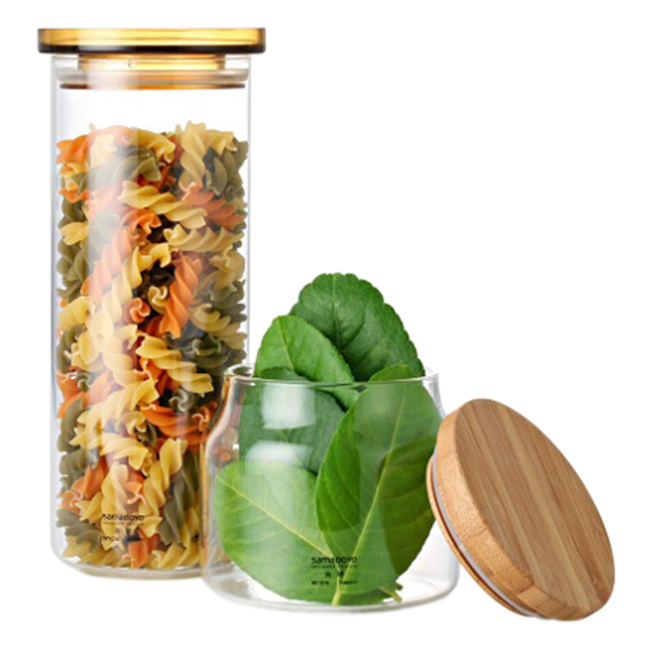 Hũ thủy tinh nắp PC Samadoyo S103F - 900ml