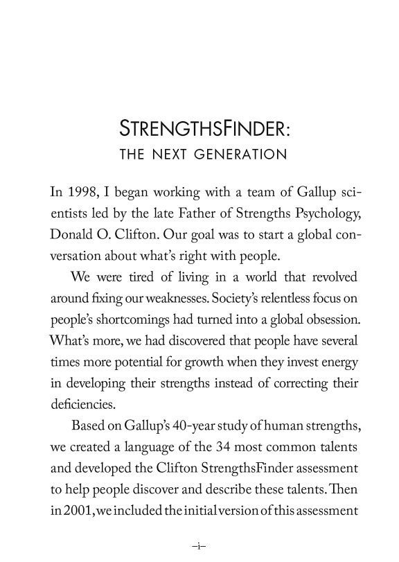 StrengthsFinder 2.0