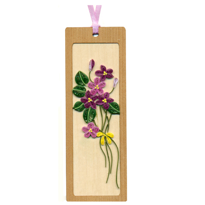 Bookmark Quilling &amp; Veneer Nhỏ Việt Net - Sắc Thắm