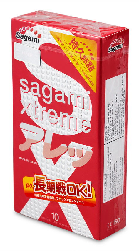 Bao Cao Su Sagami Xtreme Feel Long (Hộp 10 Cái)