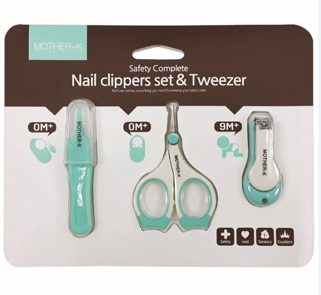 Bộ Cắt Móng Tay Kèm Nhíp Mother-K Hàn Quốc KM13140