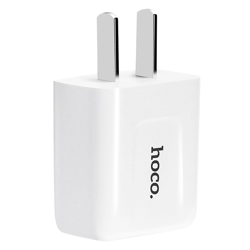 Sạc Hoco C2 Smart Charger with 1 USB - White - Hàng chính hãng