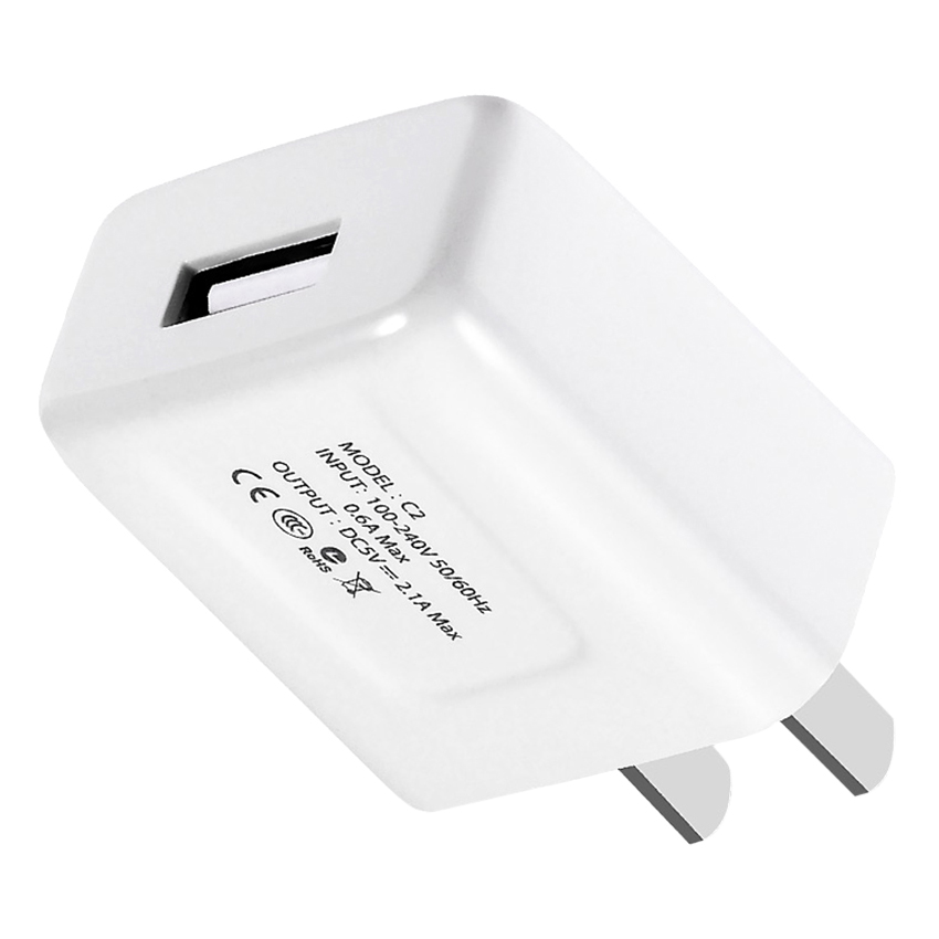 Sạc Hoco C2 Smart Charger with 1 USB - White - Hàng chính hãng