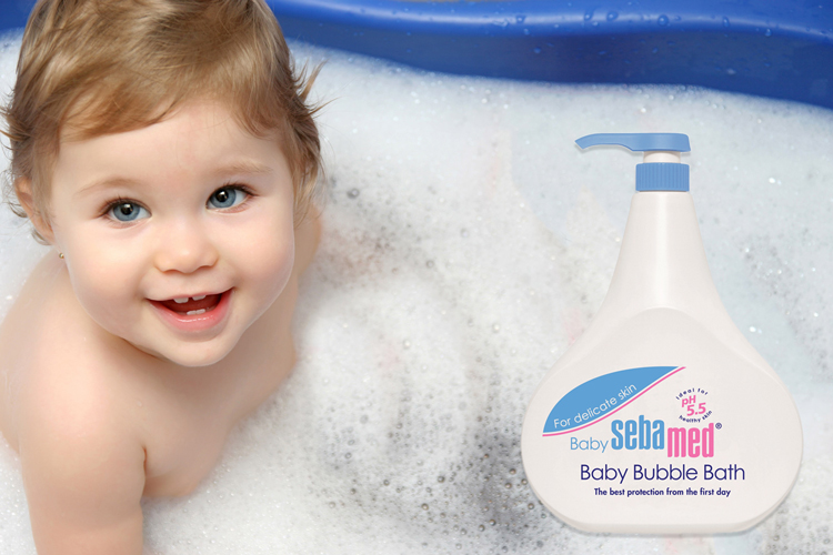 Sữa Tắm Tạo Bọt Dịu Nhẹ Cho Bé Sebamed Baby Bubble Bath pH 5.5 SBB01A (500ml)