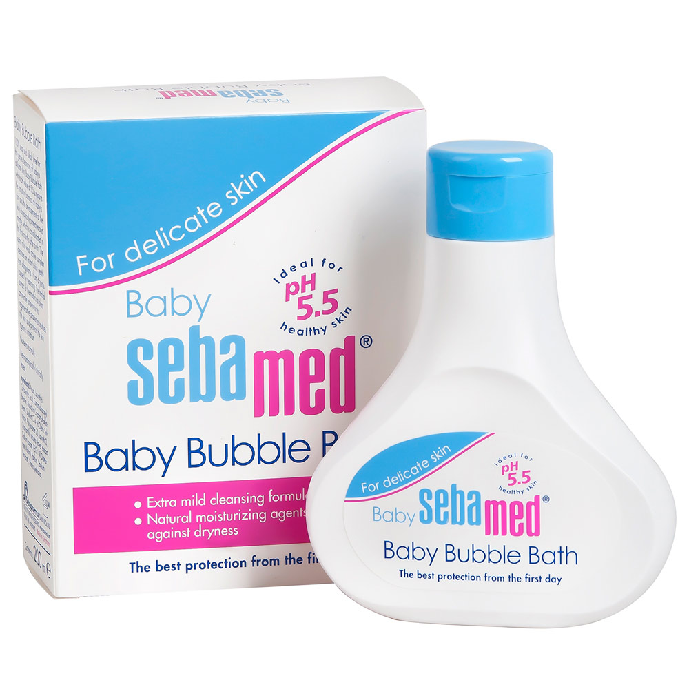 Sữa Tắm Tạo Bọt Dịu Nhẹ Cho Làn Da Bé Sebamed Ph5,5 Baby Bubble Bath - SBB01C - 200ml