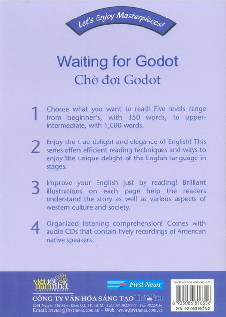 Happy Reader - Chờ Đợi Godot (Kèm 2 CD)