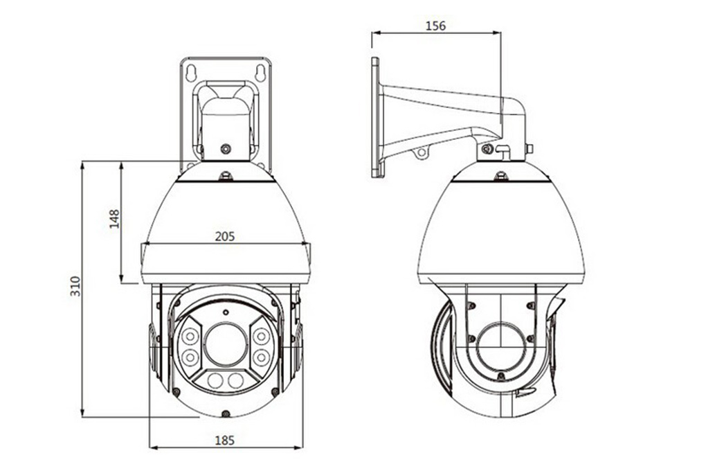Camera IP Dahua 1.3Mp SD6C120T-HN - Hàng Chính Hãng