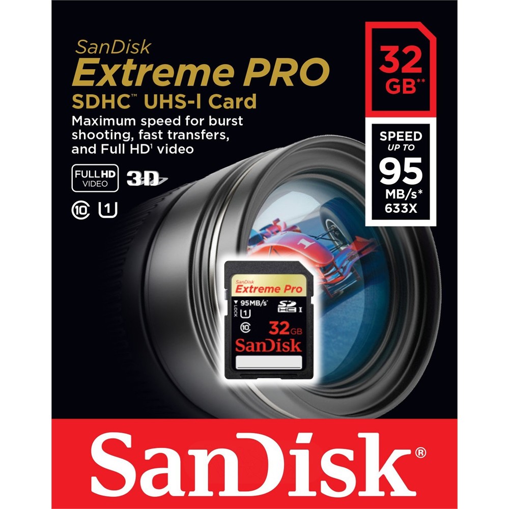 Thẻ Nhớ SanDisk ExtremePro SDSDXPA-032G - Hàng Chính Hãng