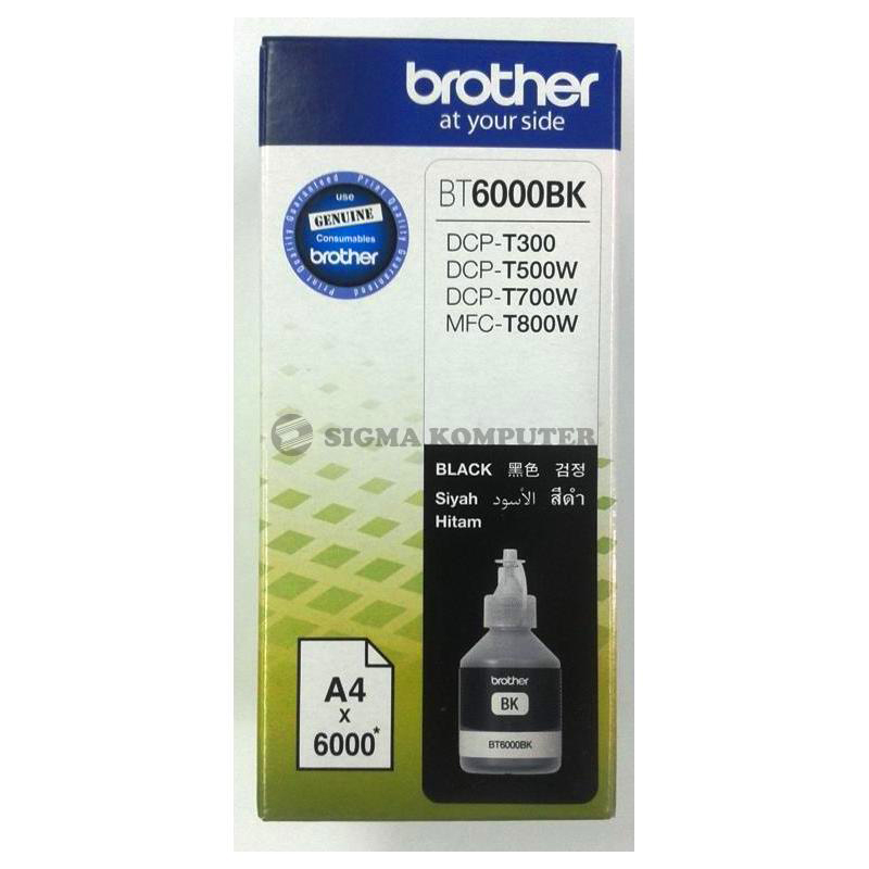 Brother BT6000BK Ink Cho DCP-T300/T700W/MFC-T800W (Đen) - Hàng Chính Hãng