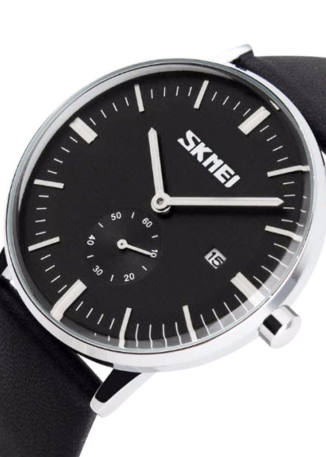 Đồng Hồ Nam Dây Da SKMEI 90KCN83 SKE9083-DDT-01 - Đen