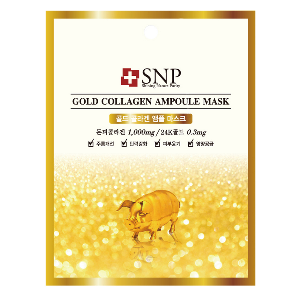Mặt Nạ Dưỡng Chứa Gold Collagen SNP Gold Collagen Ampoul Mask - SNP006