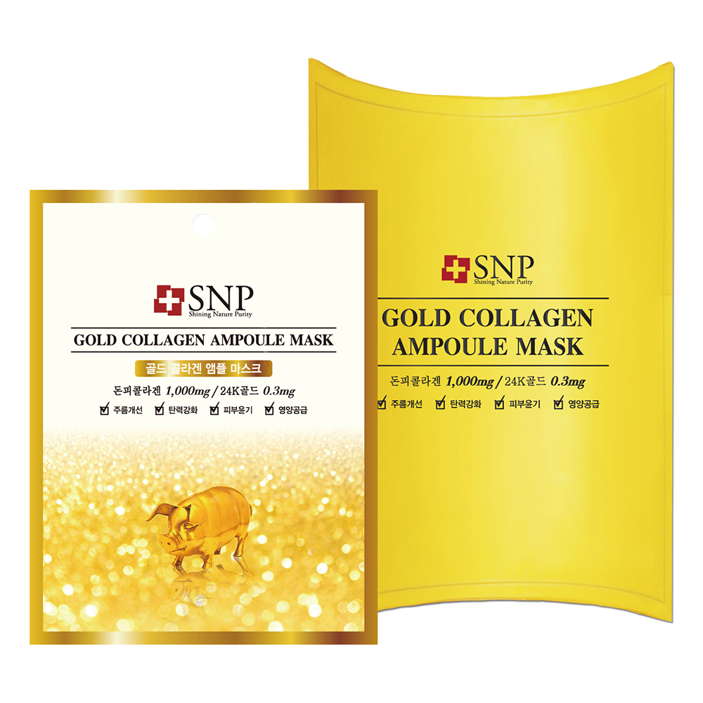 Mặt Nạ Dưỡng Chứa Gold Collagen SNP Gold Collagen Ampoul Mask - SNP006 (25ml)