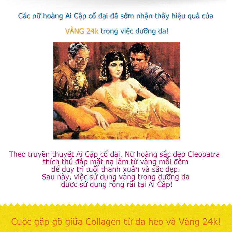 Mặt Nạ Dưỡng Chứa Gold Collagen SNP Gold Collagen Ampoul Mask - SNP006