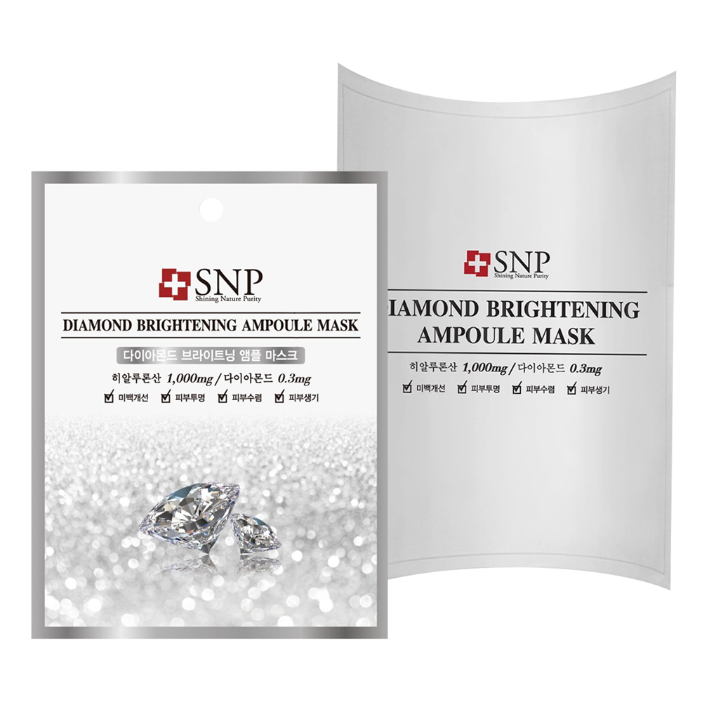 Mặt Nạ Dưỡng Chứa Tinh Chất Kim Cương SNP Diamond Brightening Ampoule Mask - SNP007 (25ml)