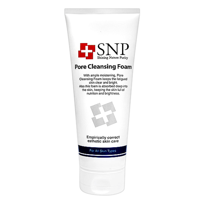 Sữa Rửa Mặt Và Tẩy Trang Se Khít Lỗ Chân Lông SNP Pore Cleansing Foam - SNP016 (150ml)