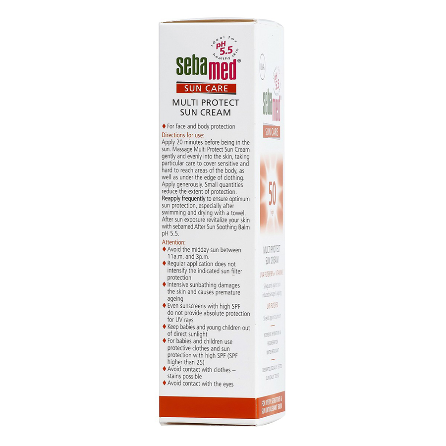 Kem Chống Nắng Sebamed  Ph5.5 Cho Da Mặt SPF50 - SSP01B - 10ml