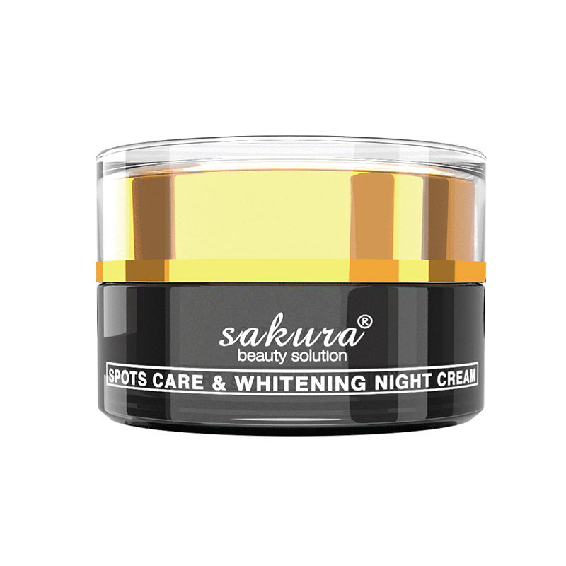 Kem Dưỡng Trắng Da Ngừa Nám Ban Đêm Sakura Spot Care &amp; Whitening Night Cream (30g)