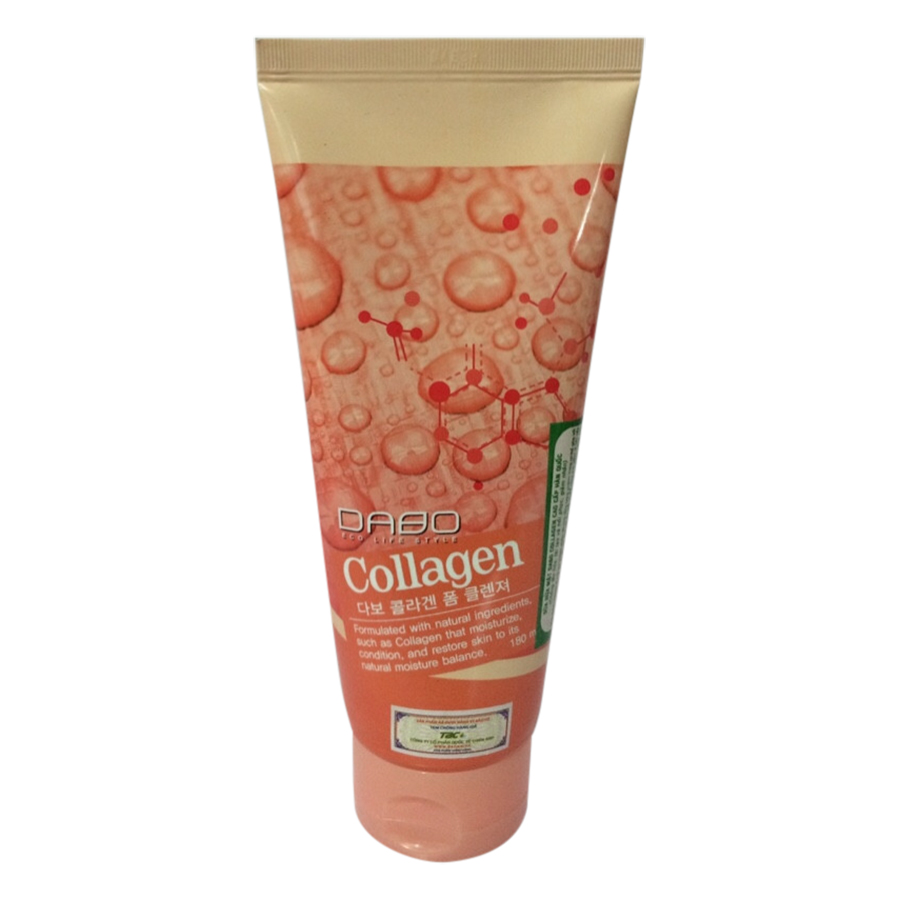 Sữa Rửa Mặt Collagen Trắng Da Hỗ Trợ Trị Thâm Dabo Collagen SRMDB-CL
