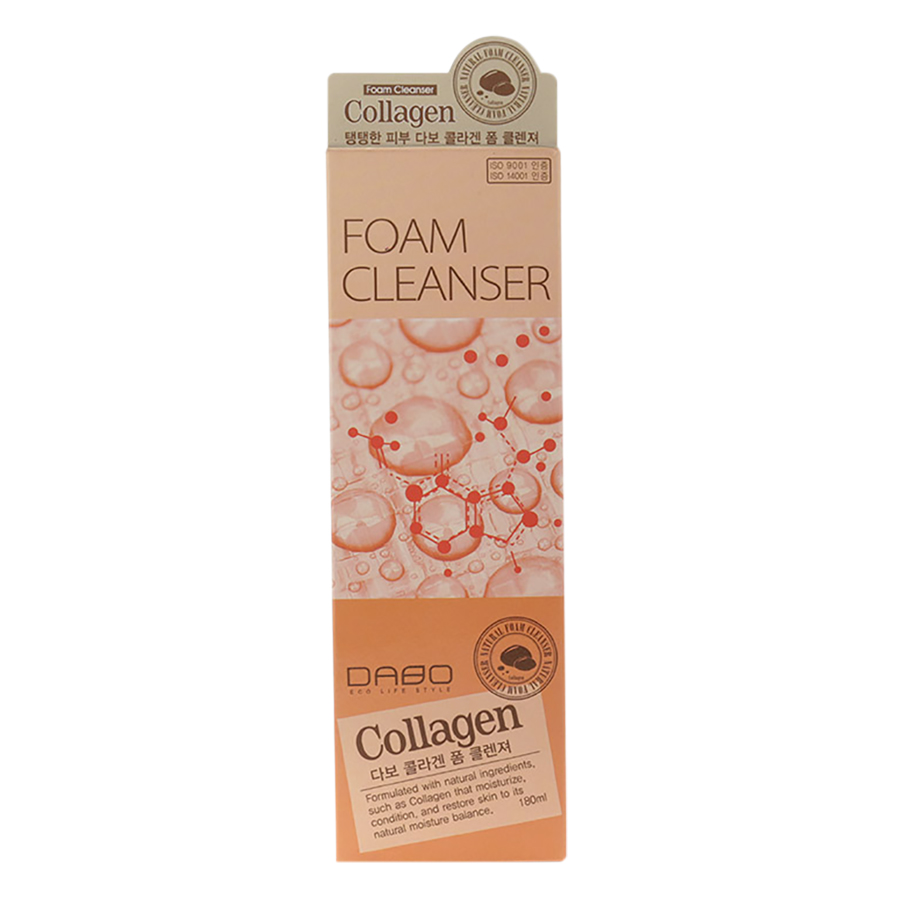 Sữa Rửa Mặt Collagen Trắng Da Hỗ Trợ Trị Thâm Dabo Collagen SRMDB-CL