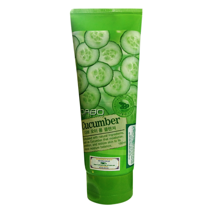 Sữa Rửa Mặt Dưa Leo Trắng Da Mềm Mịn Dabo Cucumber SRMDB-DL