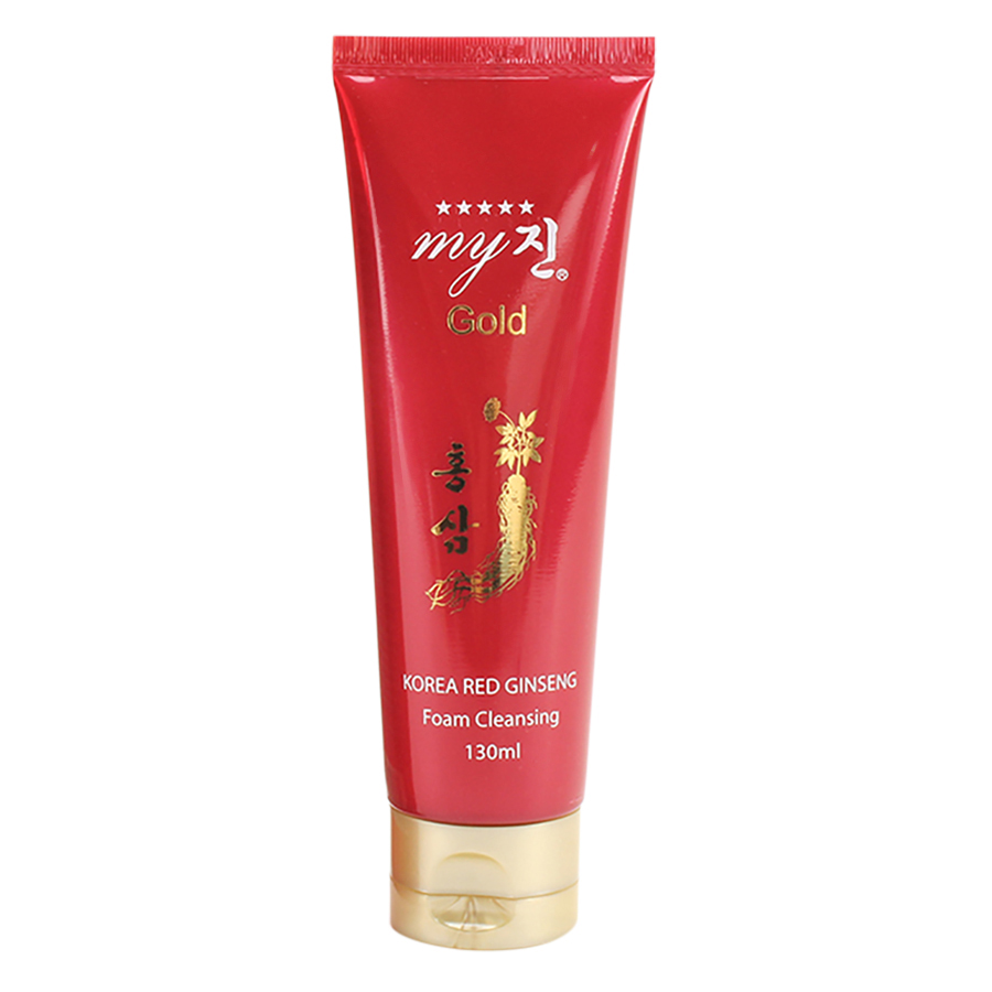 Sữa Rửa Mặt Sâm Đỏ Hỗ Trợ Trị Nám My Gold Korea Red Ginseng SRMMG-SĐ (130ml)