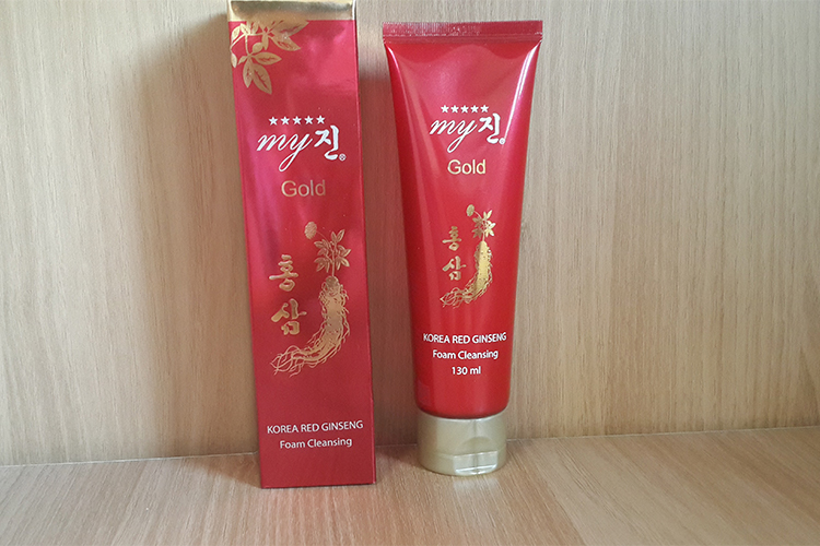 Sữa Rửa Mặt Sâm Đỏ Hỗ Trợ Trị Nám My Gold Korea Red Ginseng SRMMG-SĐ (130ml)