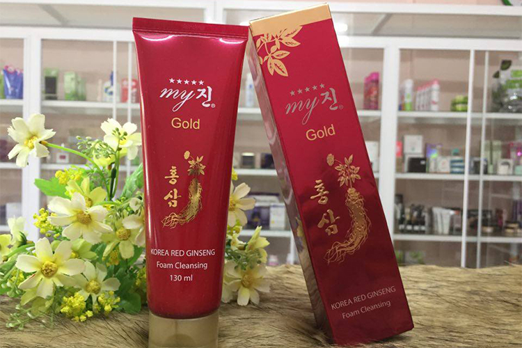 Sữa Rửa Mặt Sâm Đỏ Hỗ Trợ Trị Nám My Gold Korea Red Ginseng SRMMG-SĐ