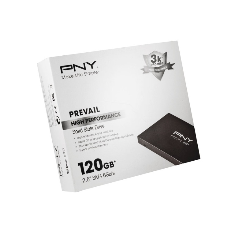Ổ Cứng SSD PNY Prevail 120GB 7mm - Hàng Chính Hãng