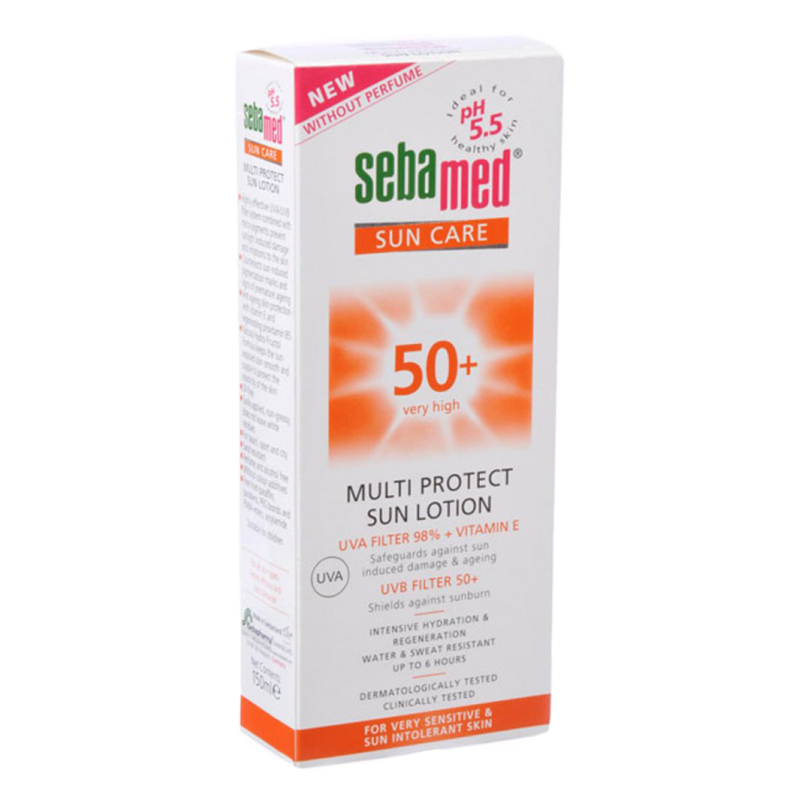 Kem Chống Nắng Sebamed Cho Da Mặt pH 5.5 SPF 50+ Sebamed Sun Care Multi Protect Sun Cream SPF 50+ Without Perfume SSP01A (75ml)