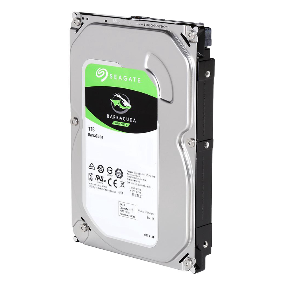 Ổ Cứng HDD Seagate BarraCuda 1TB/64MB/3.5 - ST1000DM010 - Hàng chính hãng