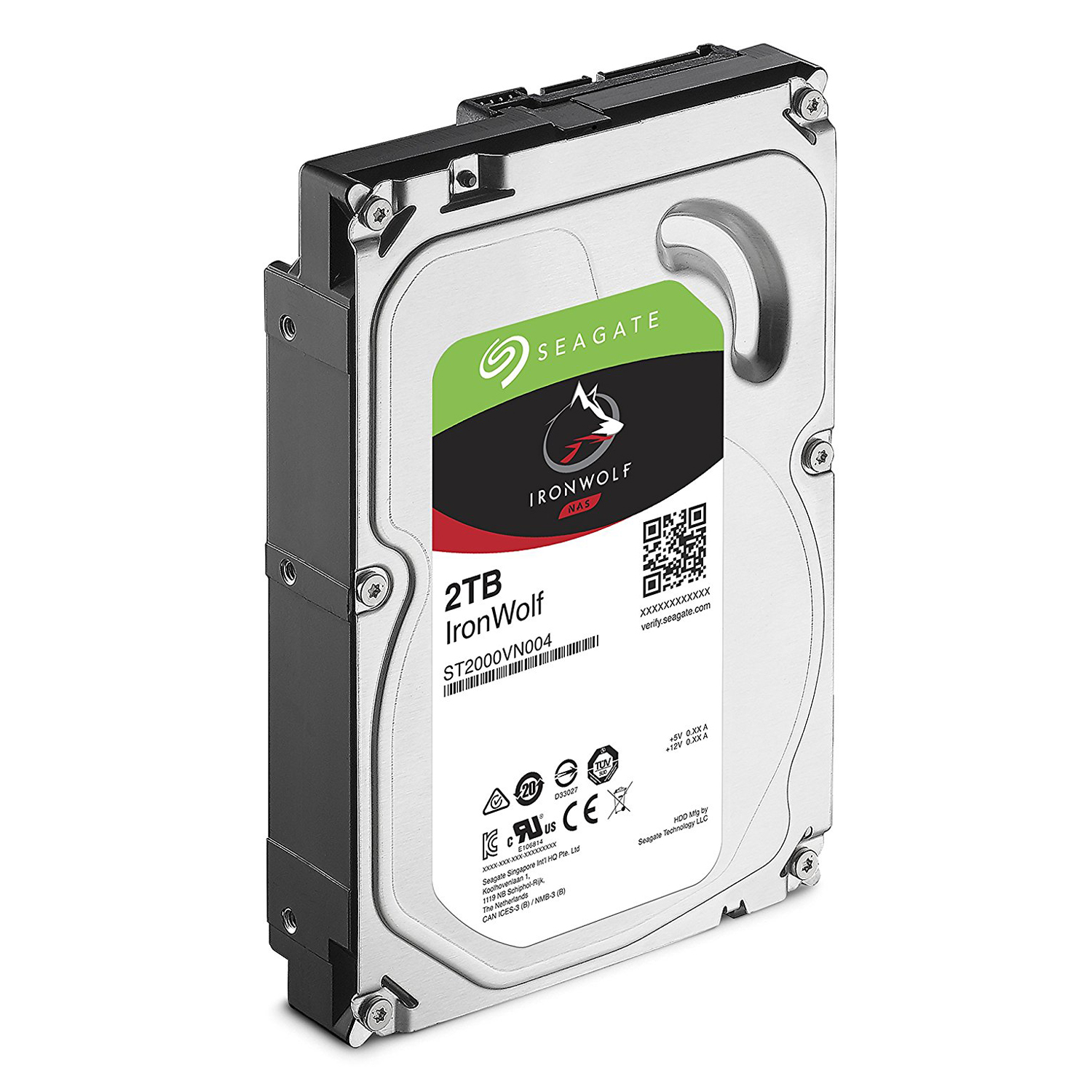 Ổ Cứng HDD Seagate IronWolf 2TB/64MB/3.5 - ST2000VN004 - Hàng chính hãng