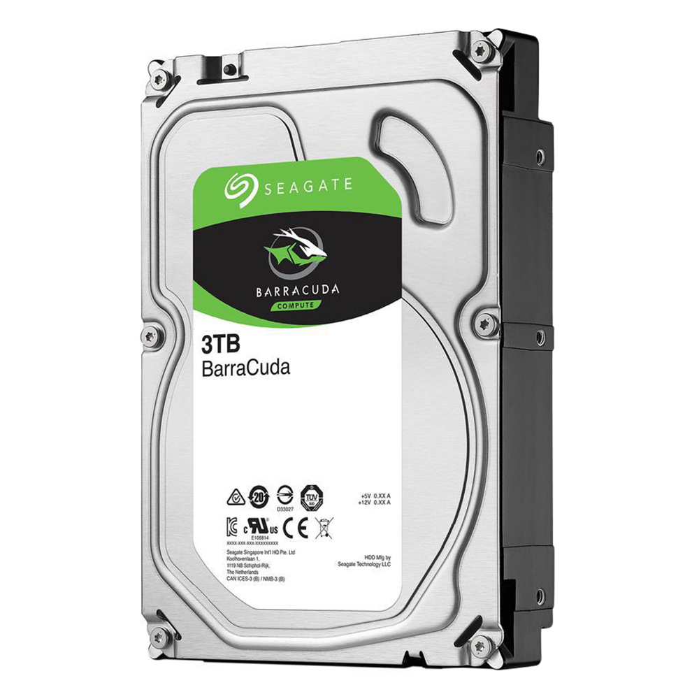 Ổ Cứng HDD Seagate BarraCuda 3TB/64MB/3.5 - ST3000DM008 - Hàng chính hãng