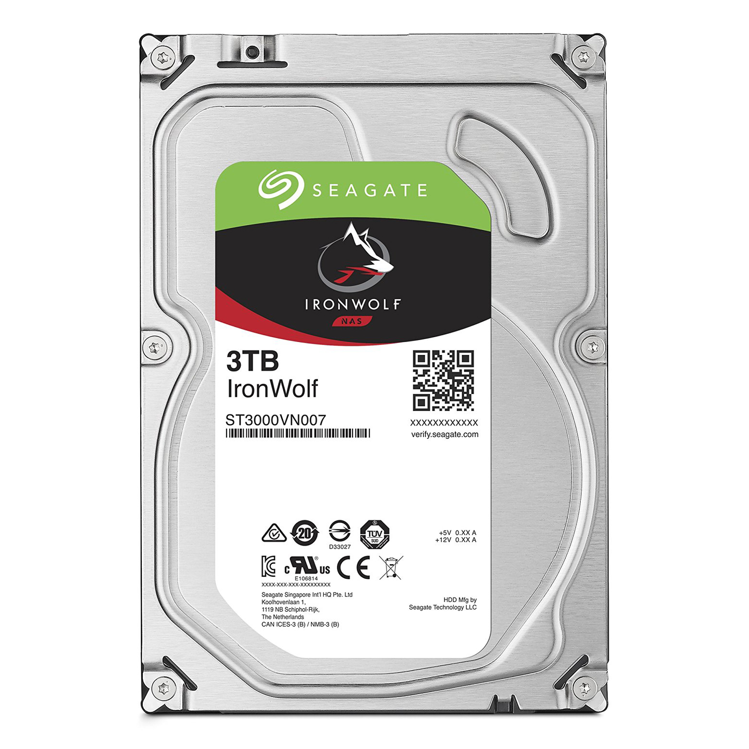 Ổ Cứng HDD Seagate IronWolf 3TB/64MB/3.5 - ST3000VN007 - Hàng chính hãng