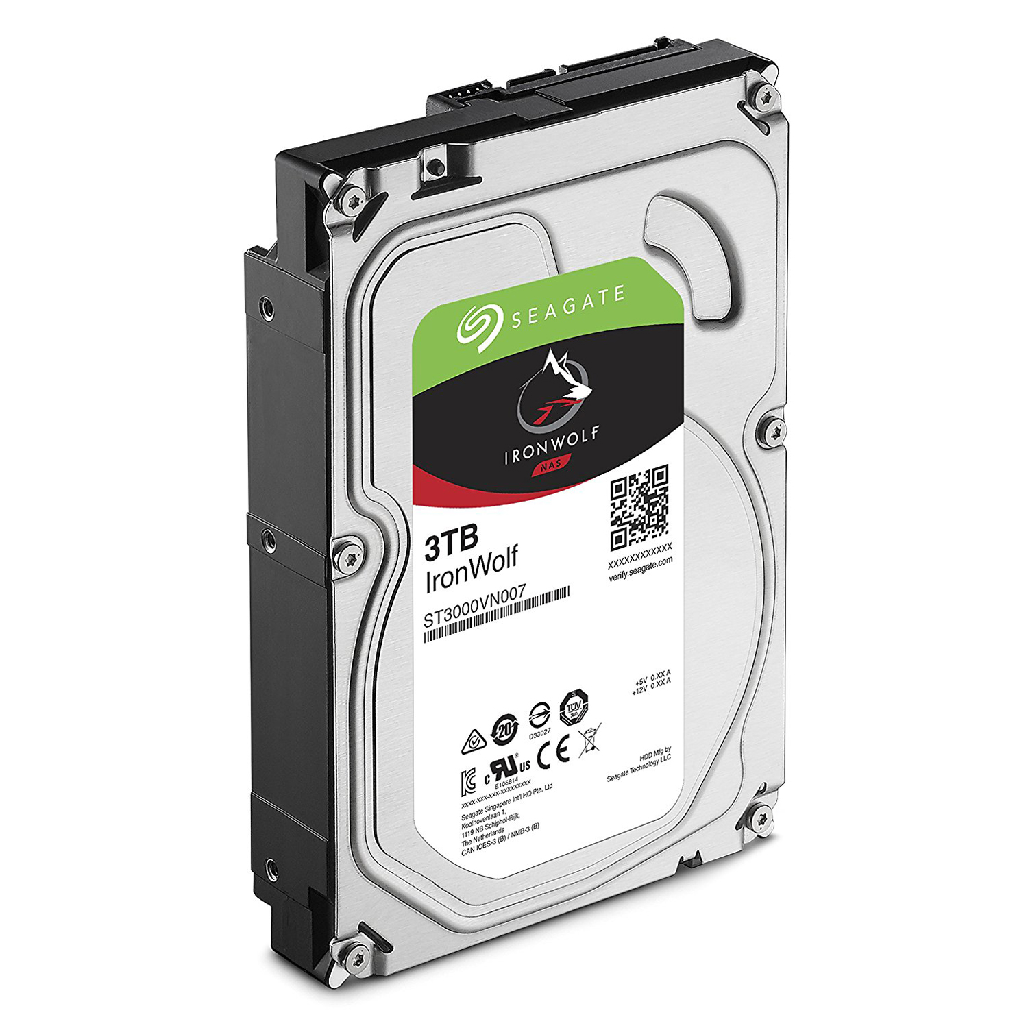 Ổ Cứng HDD Seagate IronWolf 3TB/64MB/3.5 - ST3000VN007 - Hàng chính hãng