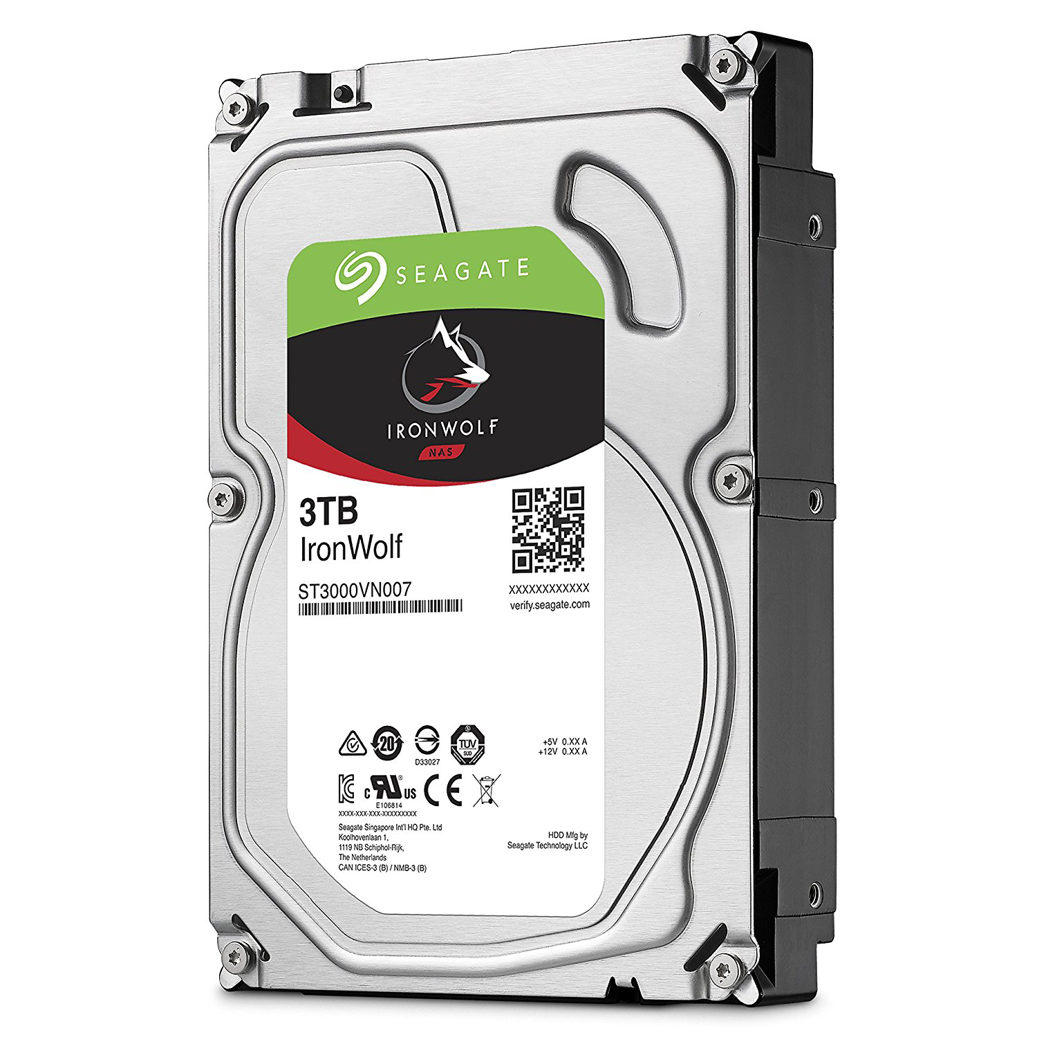 Ổ Cứng HDD Seagate IronWolf 3TB/64MB/3.5 - ST3000VN007 - Hàng chính hãng