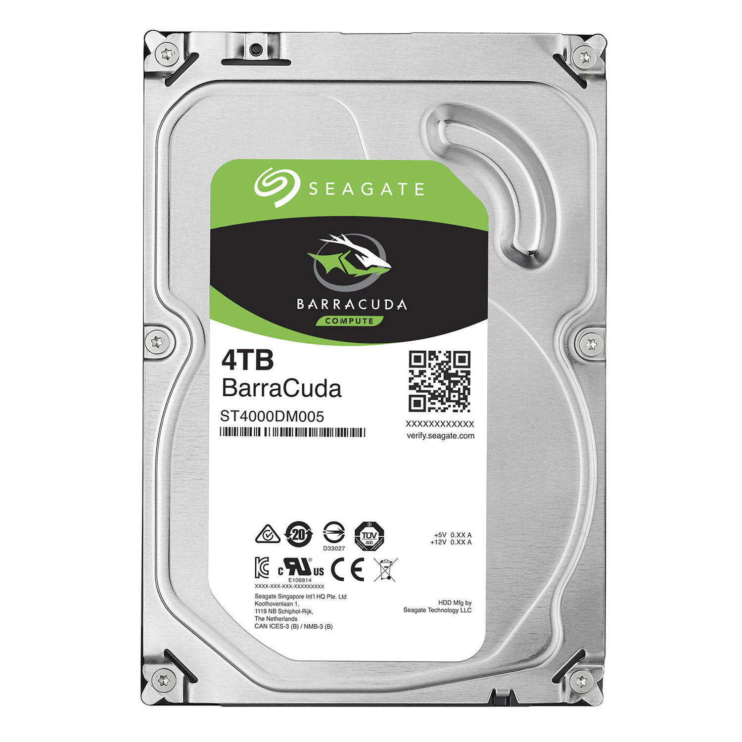 Ổ Cứng HDD Seagate BarraCuda 4TB/64MB/3.5 - ST4000DM005 - Hàng chính hãng