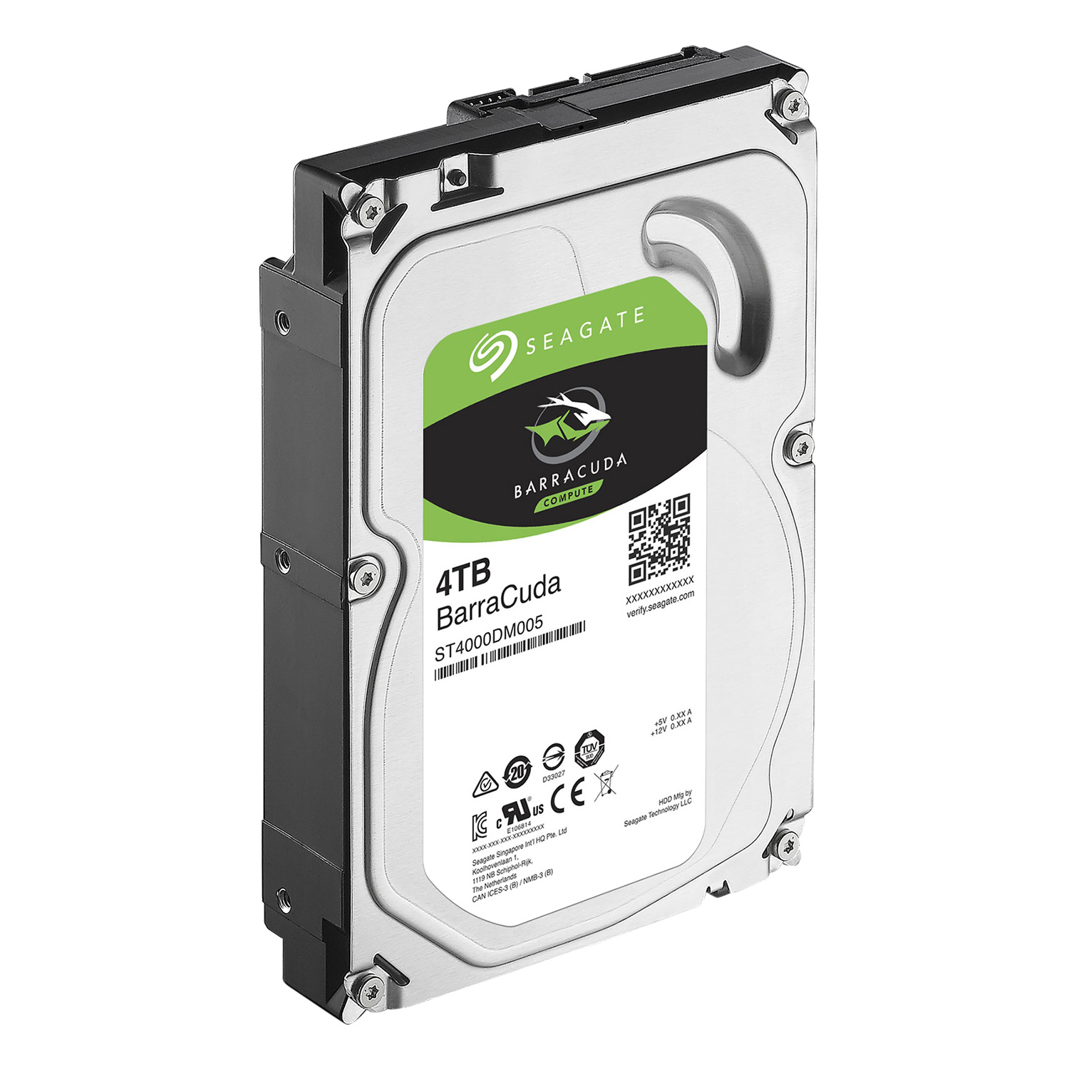 Ổ Cứng HDD Seagate BarraCuda 4TB/64MB/3.5 - ST4000DM005 - Hàng chính hãng