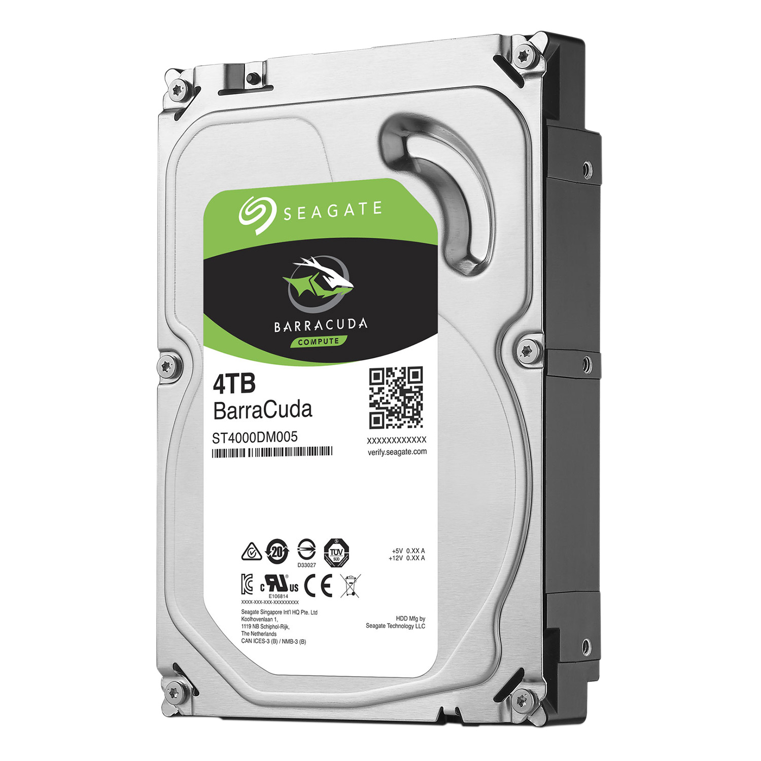 Ổ Cứng HDD Seagate BarraCuda 4TB/64MB/3.5 - ST4000DM005 - Hàng chính hãng