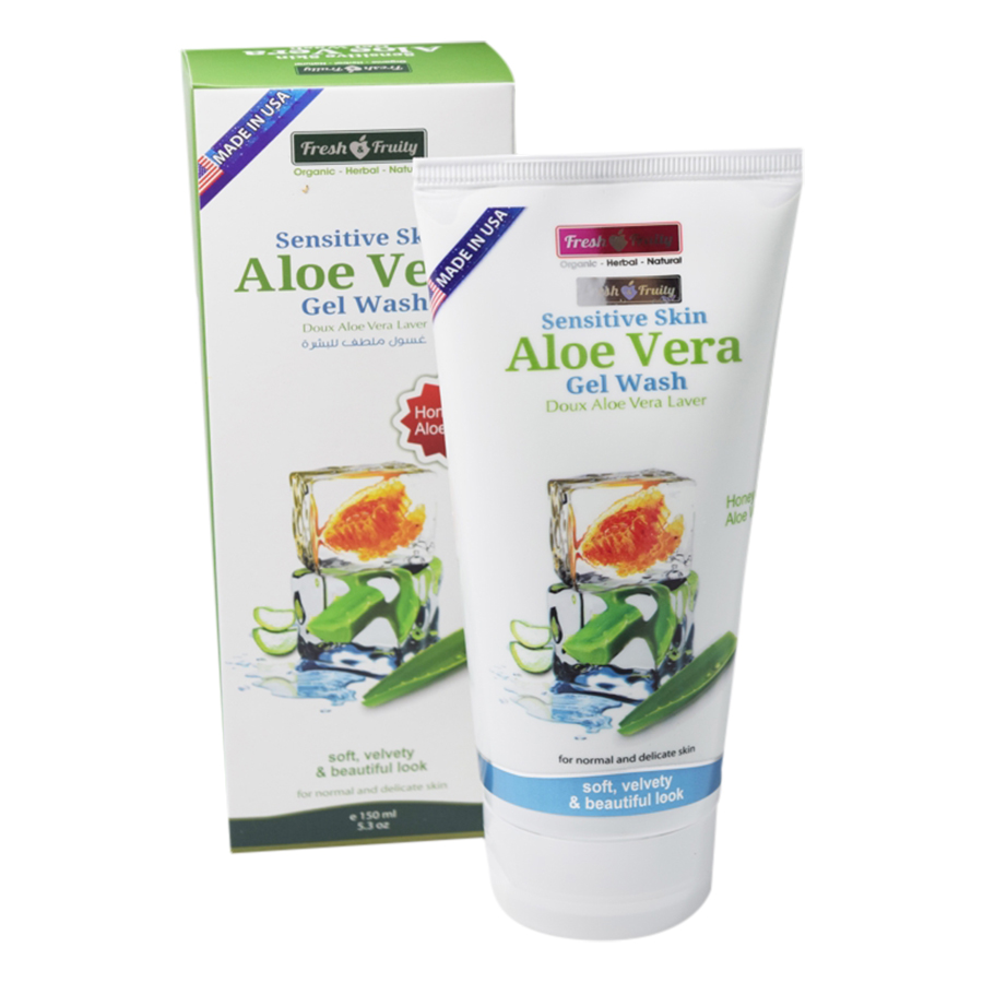 Sữa Rửa Mặt Nha Đam Dành Cho Da Nhạy Cảm Fresh&amp;Fruity Sensitive Skin Aloe Vera Wash (150ml)