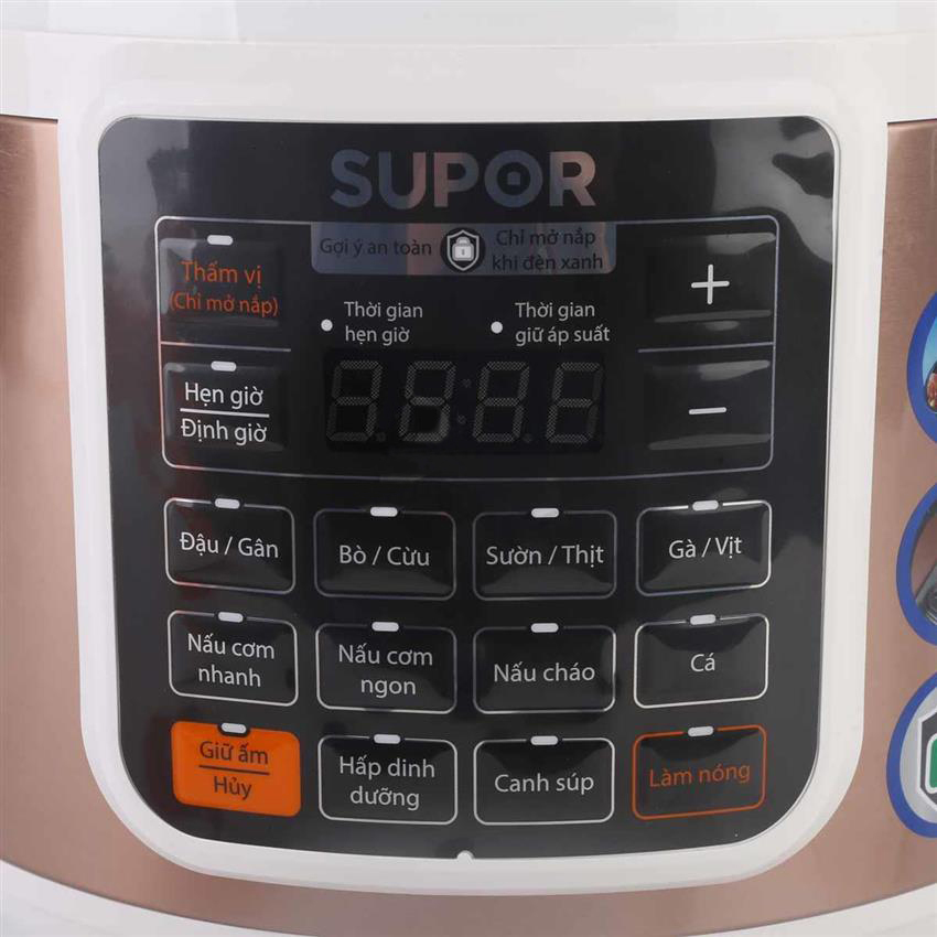 Nồi Áp Suất Điện Tử Supor CYSB50YC10DVN-100 - 5L-Hàng chính hãng