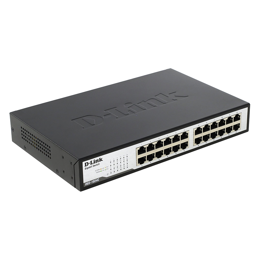 Bộ Chia Mạng Switch 24 Cổng 10/100/1000M D-Link DGS-1024C - Hàng Chính Hãng