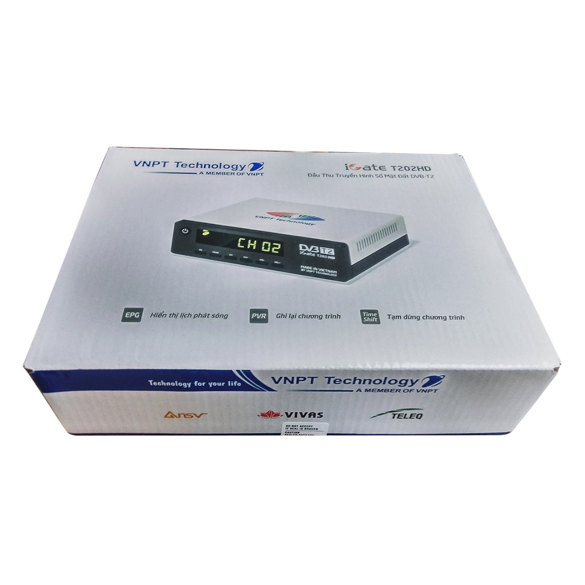 Đầu Thu Kỹ Thuật Số Mặt Đất VNPT DVB-T2 IGATE T202HD  - Hàng Chính Hãng