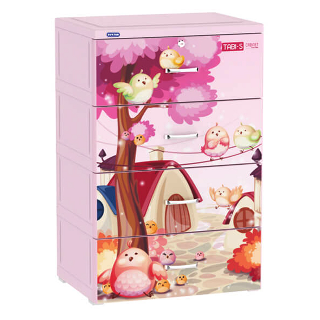 Tủ nhựa Duy Tân TABI 4 tầng