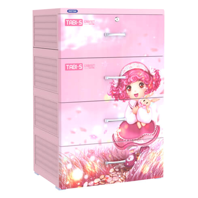 Tủ nhựa Duy Tân TABI 4 tầng